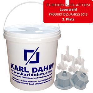 Produkt des Jahres 2013 2. Platz, Karl Dahm Nivelliersystem